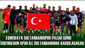EŞMEKAYA SULTANHANISPOR PAZAR GÜNÜ İSKENDERUN SPOR İLE SULTANHANINDA KARŞILAŞACAK