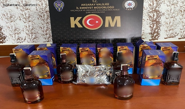 AKSARAY'DA KAÇAK İÇKİ VE SİGARA OPERASYONU 3 GÖZALTI