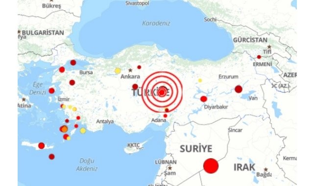 Kayseri'de peş peşe depremler