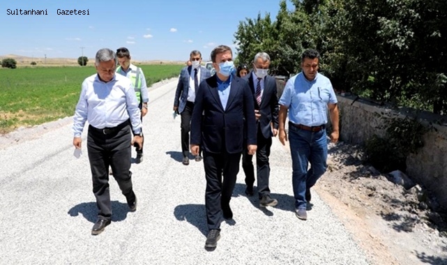VALİ HAMZA AYDOĞDU; “ÖNCELİĞİMİZ YOLLARIMIZ”