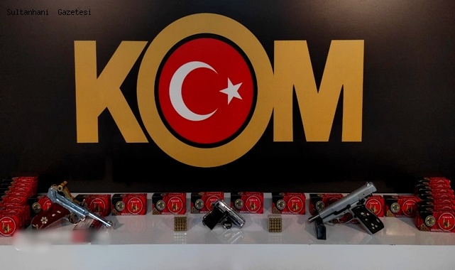 AKSARAY'DA RUHSATSIZ TABANCA OPERASYONU