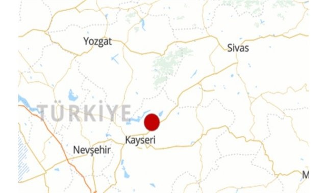 Kayseri'de deprem