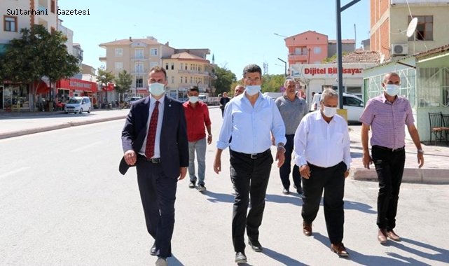 İYİ PARTİ MİLLETVEKİLİ EREL ve İYİ PARTİ İL YÖNETİMİNDEN SULTANHANINA ZİYARET