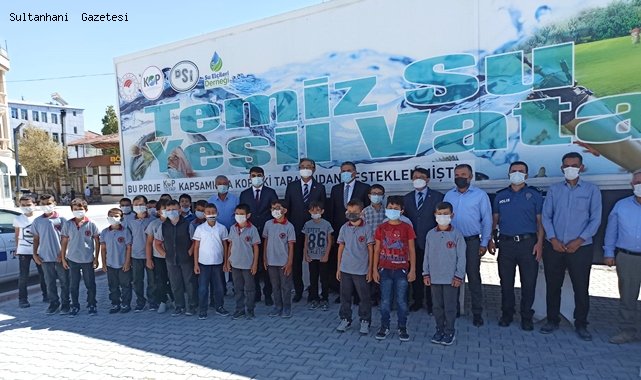 SU ELÇİLERİ MOBİL EĞİTİM TIRI SULTANHANI İLÇESİNDE