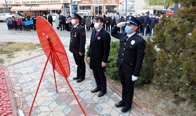SULTANHANI İLÇESİNDE MUSTAFA KEMAL ATATÜRK'ÜN VEFATININ 83 ÜNCÜ YIL DÖNÜMÜ DOLAYISIYLA ANMA TÖRENİ DÜZENLENDİ