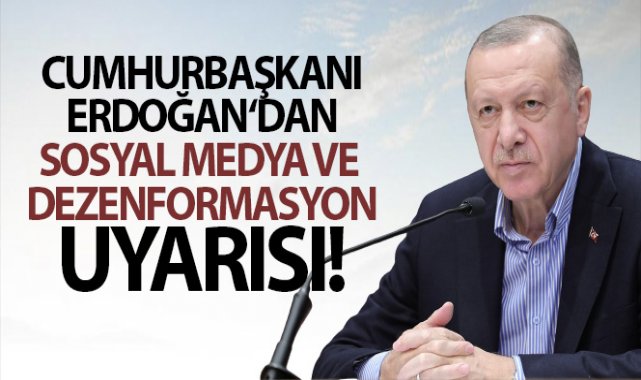 Cumhurbaşkanı Erdoğan'dan Uluslararası Stratejik İletişim Zirvesi'nde önemli açıklamalar!