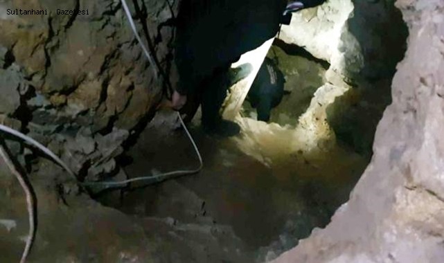 AKSARAY'DA DEFİNE AVCILARI KAZDIKLARI TÜNELDE SUÇÜSTÜ YAKALANDI