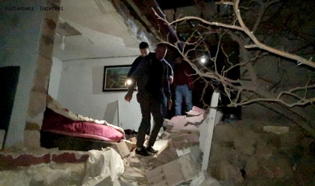 AKSARAY'DA MÜSTAKİL EVDE ŞOFBEN BOMBA GİBİ PATLADI