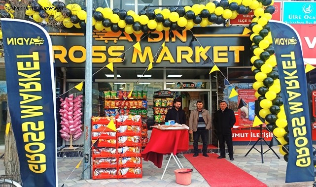 AYDIN GROSS MARKET DUALARLA HİZMETE AÇILDI