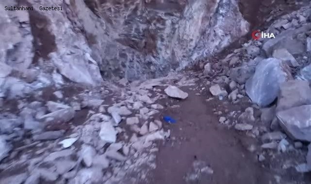 AKSARAY'DA DEFİNECİLER HAZİNE BULMAK ve BÜYÜ BOZMAK İÇİN SİYAH TAVUK KESİP DEFİNE ARADILAR