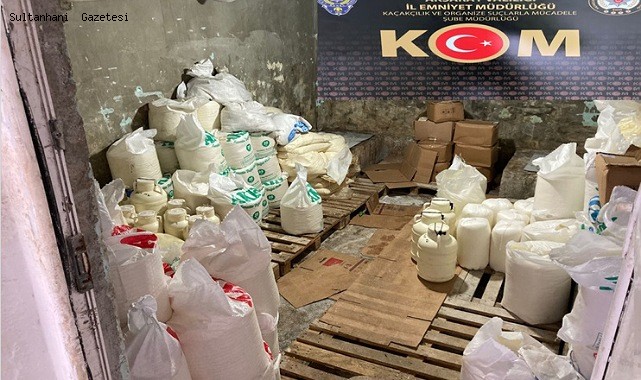 AKSARAY'DA KAÇAK USULSÜZ ve SAĞLIKSIZ PEYNİR ÜRETİMİ YAPAN İŞ YERİNE OPERASYON