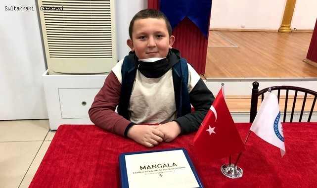 BİR BAŞARI DA ŞEHİT MURAT YUMUŞAK İLKOKULU ÖĞRENCİSİ HÜSEYİN GÖKÇE'DEN