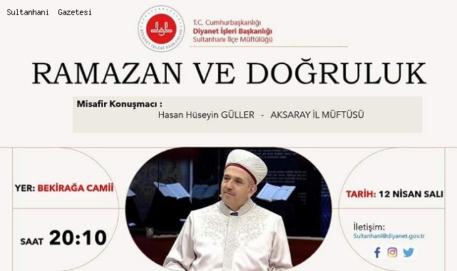 "RAMAZAN VE DOĞRULUK" KONULU SOHBET