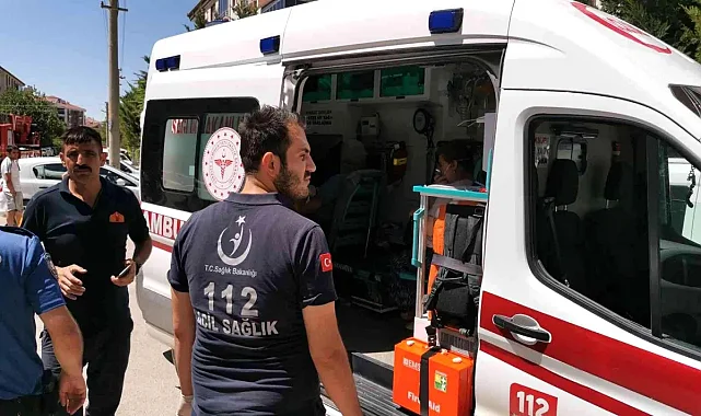 Aksaray'da Zihinsel engelli gencin çıkardığı yangında anne ve babası yaralandı