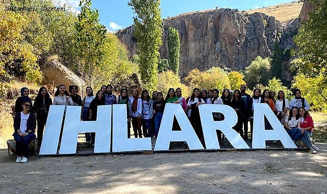 SULTANHANLI ÖĞRENCİLER "MERKEZİM HER YERDE" PROJESİ İLE IHLARA VADİSİNİ GEZDİLER
