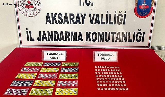 ESKİL İLÇESİNDE KUMAR OYNANAN İŞ YERİNE JANDARMA OPERASYONU