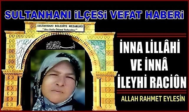 MUSTAFA EŞİ CEMİLE BEKMEZCİ VEFAT ETTİ 12.12.2022 PAZARTESİ