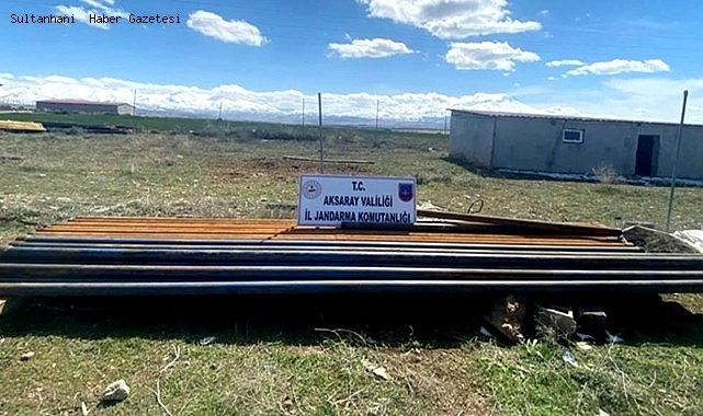 AKSARAY'DA SONDAJ BORULARI ÇALAN 2 KİŞİ YAKALANDI
