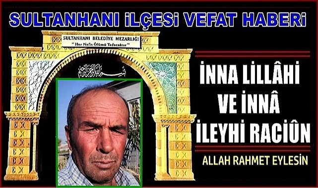 RAMAZAN OĞLU ENVER BOZDAĞ VEFAT ETTİ 01.12.2023 CUMA