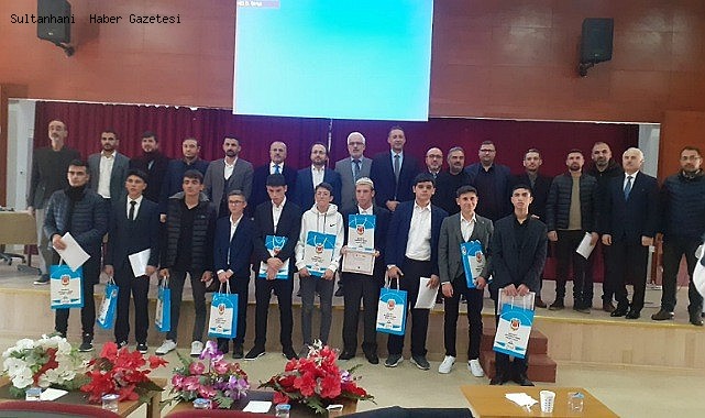 HAFIZLIK KUR'AN-I KERİM'İ GÜZEL OKUMA YARIŞMASINDA İL BİRİNCİSİ SULTANHANI'NDAN