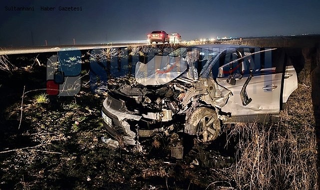 AKSARAY YOLU SULTANHANI YAKINLARINDA TRAFİK KAZASI; 3 YARALI