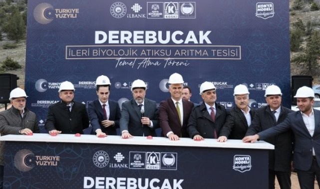Konya Büyükşehir'den Derebucak'a atık su arıtma tesisi