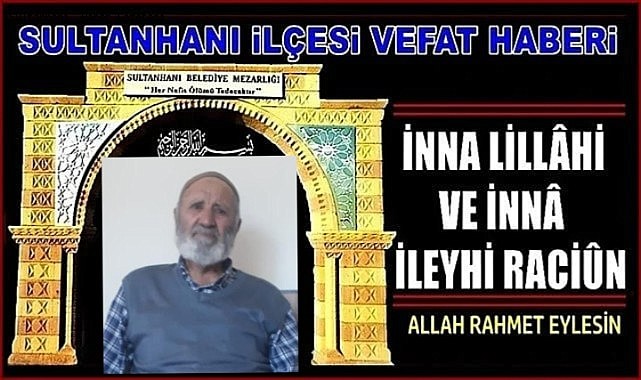 MUSTAFA OĞLU İHSAN AĞIR VEFAT ETTİ 27.10.2024 PAZAR