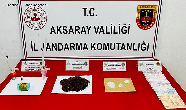 AKSARAY'DA UYUŞTURUCU TİCARETİ YAPAN 1 KİŞİ JANDARMA TARAFINDAN YAKALANDI