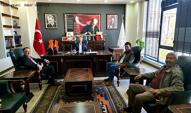 ÇEVRECİLERDEN  ESKİL'DE  KAYMAKAM ve BELEDİYE BAŞKANINA  ZİYARET