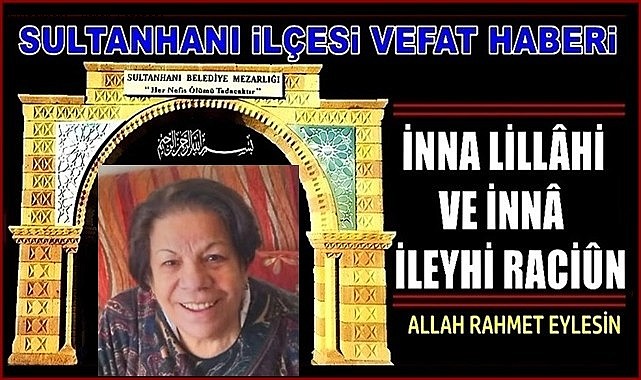 HACI TAHİR ÖZTÜRK KIZI HATİCE ÜNLÜ VEFAT ETTİ 05.12.2024 PERŞEMBE