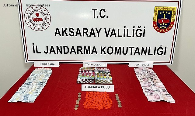 SULTANHANI'NDA JANDARMADAN KUMAR OPERASYONU