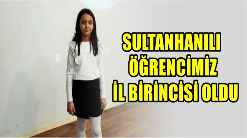 Sultanhanılı Öğrencimiz Aksaray İl Birincisi Oldu