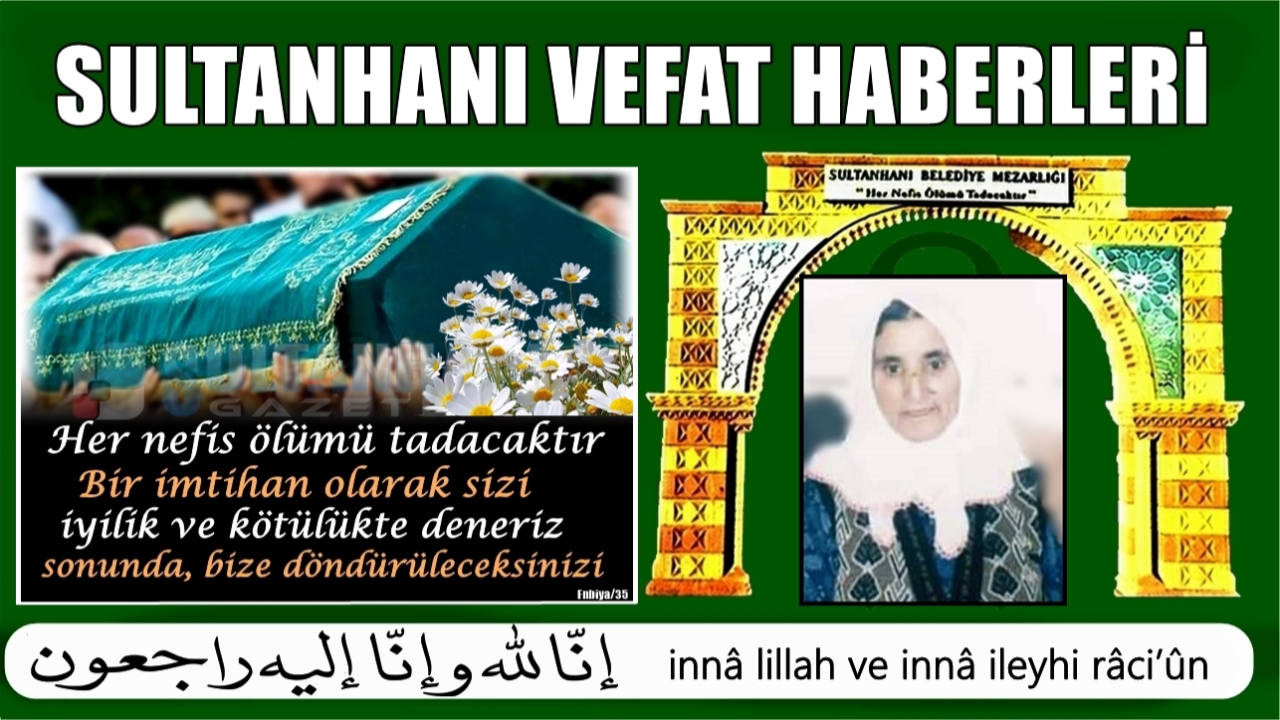 Haluk Eşi Döndü Mutlu Vefat Etti 15.01.2025 Çarşamba