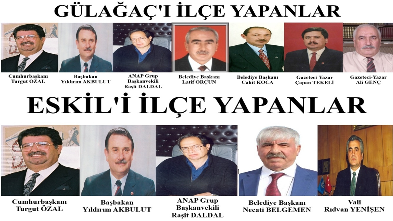 Gülağaç Ve Eskil İlçeleri 35 Yaşında!