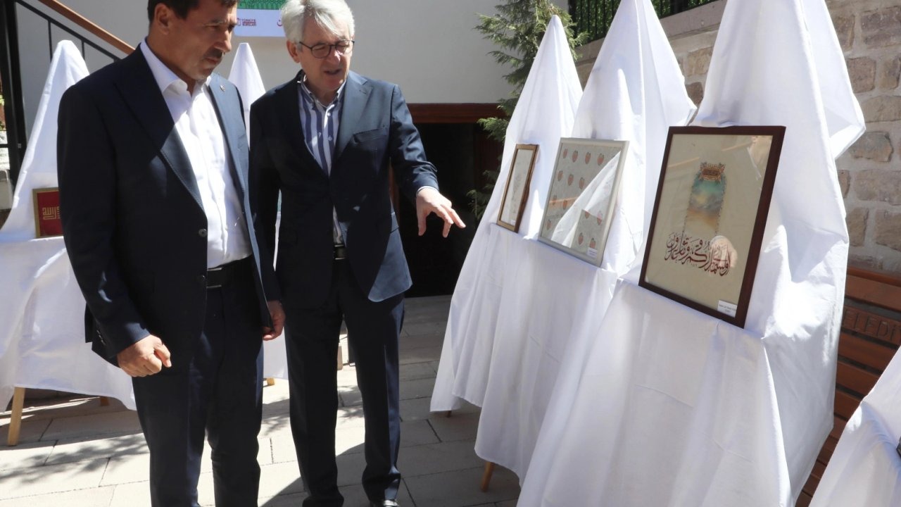 Konya Karatay'da Türk sanatları sergisi açıldı