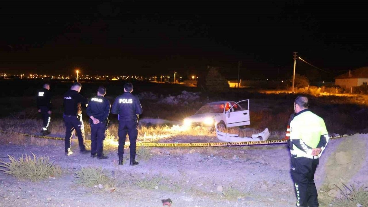 Aksaray'da Alkollü Sürücü Kaza Yaptı, 1 ölü, 1 Yaralı