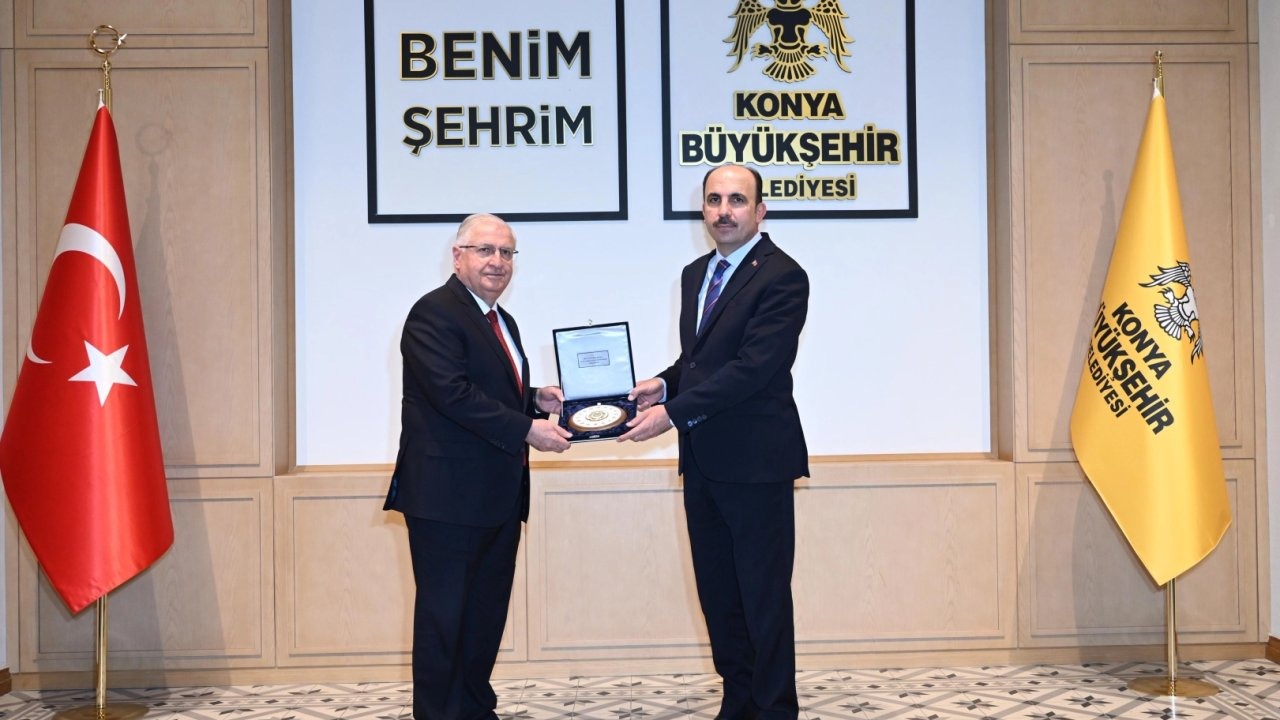 Konya'da Bakan Güler'den Başkan Altay'a ziyaret