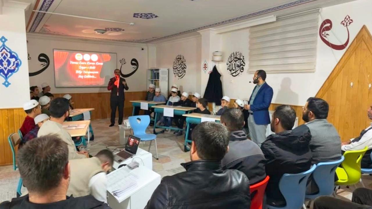 Sultanhanı Müftülüğü Yunus Emre Kur’an Kursu’nda Siyer-i Nebî Bilgi Yarışması Coşkusu