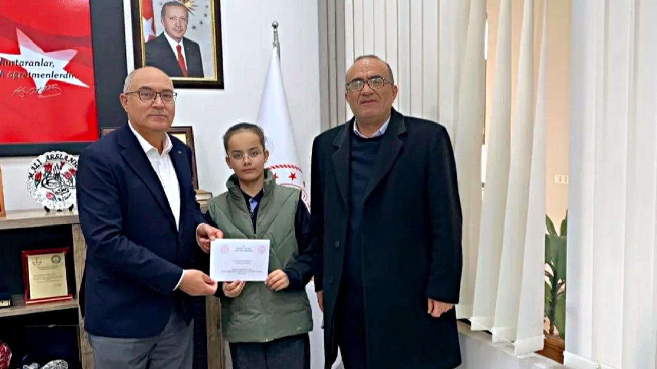 Sultanhanı Ortaokulu Öğrencisinden İl Genelinde Büyük Başarı