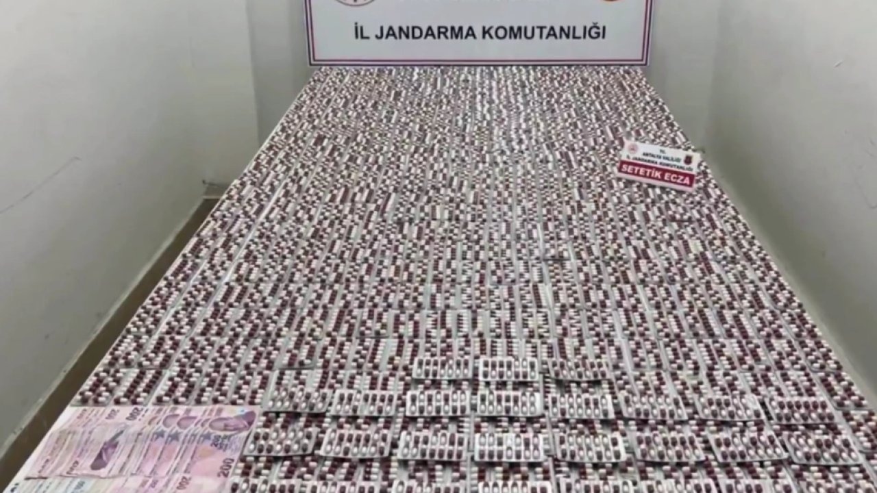 Dev operasyon! 3 milyon hap ve kilolarca madde yakalandı