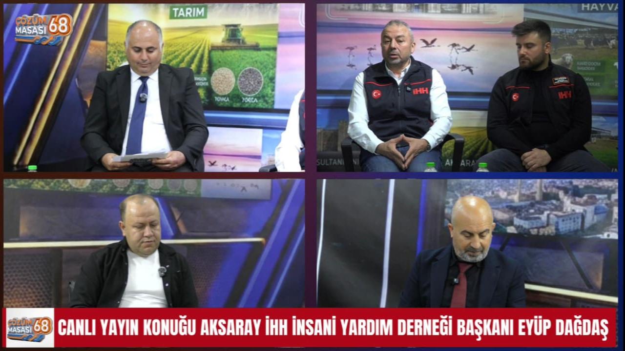 Başkan Dağdaş İHH İnsani Yardım Vakfı’nın yürüttüğü faaliyetleri Canlı Yayında açıkladı