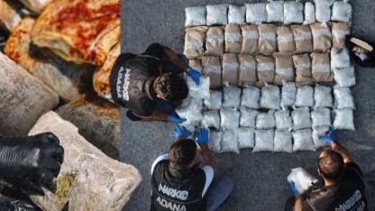Dev uyuşturucu operasyonu! 1,7 ton uyuşturucu, 2,1 milyon hap ele geçirildi