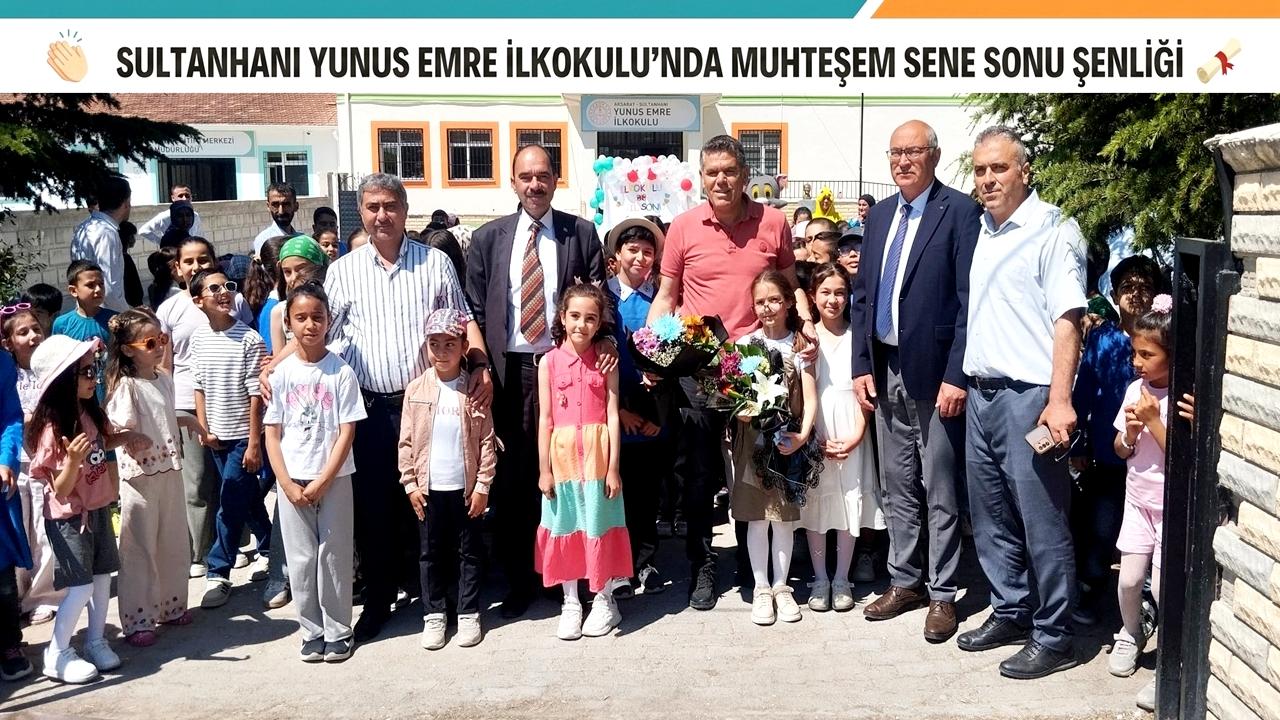 Sultanhanı Yunus Emre İlkokulu’nda Muhteşem Sene Sonu Şenliği