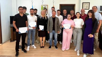 Aksaray Üniversitesi Teknik Bilimler MYO öğrencilerinin  sahadaki başarısı sertifikayla taçlandırıldı